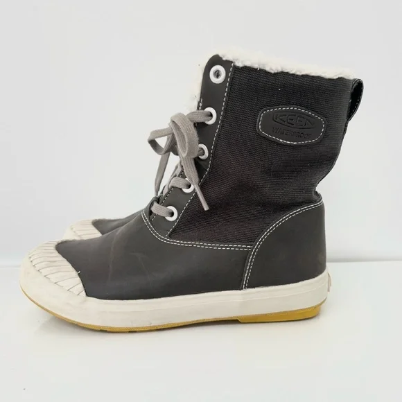 Keen Women’s Elsa Lace Up Waterproof Boots Olive Green Size 6 - Picture 5 of 11